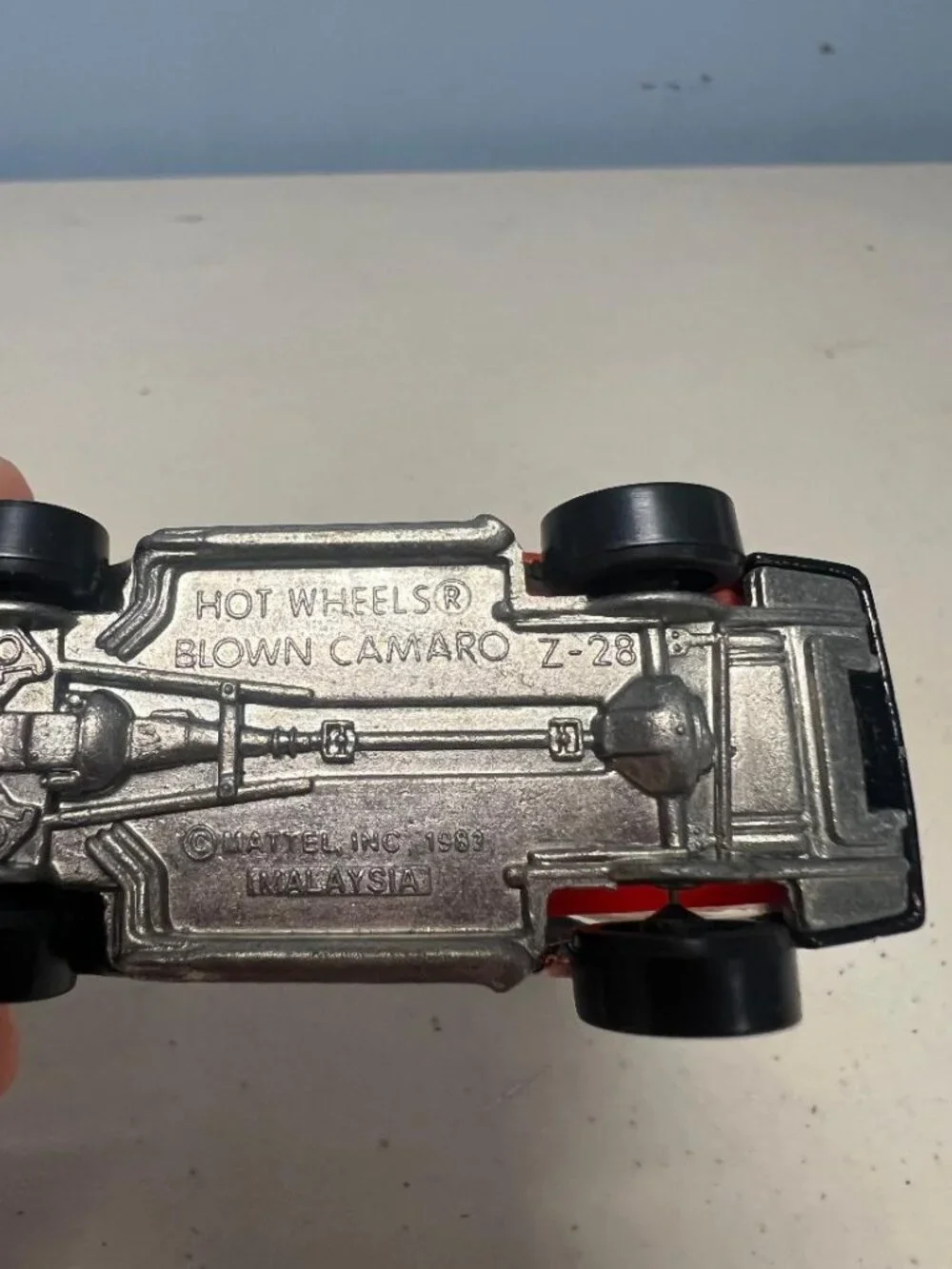 Matchbox Superfast Lamborghini Countach & Hot Wheels Blown Camaro